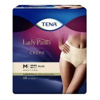TENA LADY PANTS PLUS CREME majtki chłonne rozmiar M  9 sztuk