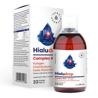 AURA HERBALS Hialudrop Complex KCH  Kolagen Chondroityna Kwas Hialuronowy 500ml