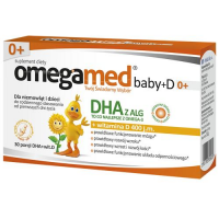 OMEGAMED BABY+D 0+  Witamina D 400 j.m. 30 kapsułek twist-off