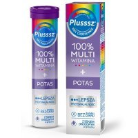 PLUSSSZ 100% Multiwitamina + Potas 20 tabletek musujących