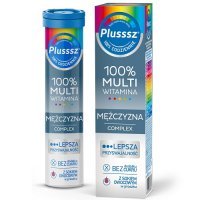 PLUSSSZ 100% Multiwitamina MĘŻCZYZNA Complex 20 tabletek musujących