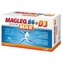MAGLEQ B6 MAX + D3 45 tabletek