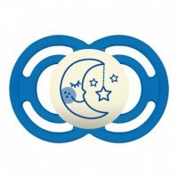 MAM PERFECT NIGHT BOY Smoczek uspokajający 6+miesięcy NIEBIESKI