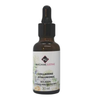 MADAME JUSTINE Serum rozświetlająco-napinające z colagenem i kwasem hialuronowym 30 ml+ Olejek