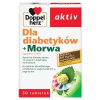 DOPPELHERZ AKTIV DLA DIABETYKÓW + MORWA 30 tabletek