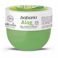 BABARIA Żelowy krem do ciała 100% aloes 400ml