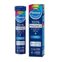 PLUSSSZ 100% Magnez Forte + B-Complex 20 tabletek musujących