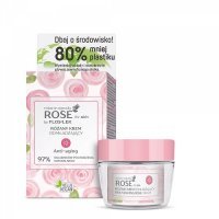 FLOSLEK ROSE FOR SKIN różany krem odmładzający na dzień 50 ml ECO zestaw