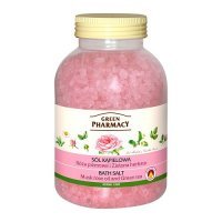 GREEN PHARMACY Sól do kąpieli RÓŻA PIŻMOWA ZIELONA HERBATA 1300g