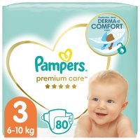 PAMPERS PREMIUM CARE 3 80 pieluszek