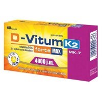 D-VITUM FORTE MAX Witamina D 4000 j.m. K2 60 kaps. Odporność