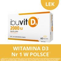 IBUVIT D3 2000 j.m. 60 kapsułek