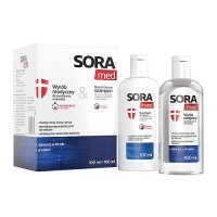 SORA MED Zestaw do zwalczania wszawicy płyn 100 ml + szampon 100 ml