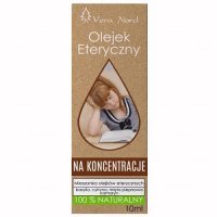 VERA NORD Olejek eteryczny w 100% naturalny na polepszenie koncentracji 10ml