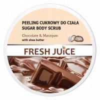FRESH JUICE Peeling cukrowy do ciała czekolada i marcepan 225ml