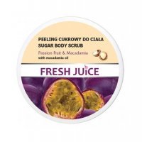 FRESH JUICE Peeling cukrowy do ciała marakuja i macadamia 225ml