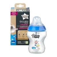 TOMMEE TIPPEE CTN Butelka Dekorowana 260 ml BOY (5016)