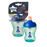 TOMMEE TIPPEE Kubek Niekapek ze słomką 230ml BOY (0133)
