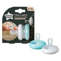 TOMMEE TIPPEE Smoczek uspokajający BREAST-LIKE-SOOTHER 6-18m 2sztuki (4305)