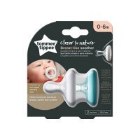 TOMMEE TIPPEE Smoczek uspokajający BREAST-LIKE-SOOTHER NIGHT 0-6m 2 sztuki (4848)