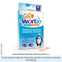 WORTIE plastry do usuwania kurzajek i brodawek 15 sztuk