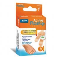 ACTIVE PLAST Plastry na odciski z kwasem salicylowym 6 sztuk