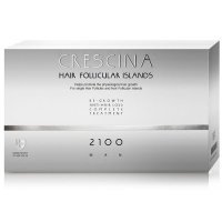CRESCINA HAIR FOLLICULAR ISLANDS Complete Treatment 2100 MAN 10 ampułek + 10 ampułek po 3,5 ml