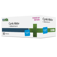 CYNK AKTIV z witaminą A 50 tabletek VIRDE