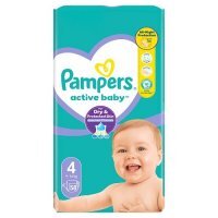 Pampers Active Baby rozmiar 4, 58 pieluszek