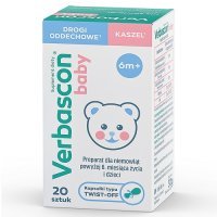 VERBASCON BABY 6m+  20 kapsułek twist off