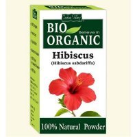 INDUS VALLEY BIO ORGANIC Proszek z hibiskusa do włosów oraz skóry dojrzałej 100g
