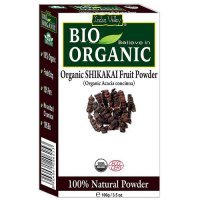 INDUS VALLEY BIO ORGANIC Proszek z orzechów Shikakai zwiększa objętość włosów wzmacniający 100g