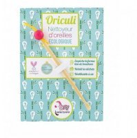 Patyczek do czyszczenia uszu bambusowy Oriculi RÓŻOWY 1 sztuka LAMAZUNA