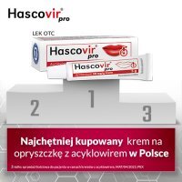 HASCOVIR PRO 50 mg/g  krem 5 g