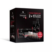 SEBORADIN MEN Zestaw Szampon 200ml + Ampułki 14 x 5,5ml + Lotion 200ml