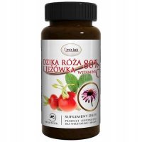 DZIKA RÓŻA I JEŻÓWKA (80% witaminy C) 60 kapsułek MIR-LEK