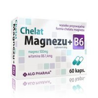 CHELAT MAGNEZU + B6 60 kapsułek ALG PHARMA