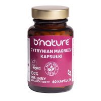B'NATURE Cytrynian Magnezu 60 sztuk