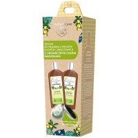 GLYSKINCARE MACADAMIA OIL ZESTAW DO WŁOSÓW szampon makadamia 250 ml + odżywka 250 ml + szczotka