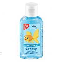 VITAL PHARMA żel antybakteryjny guma balonowa 50ml + VELLIE JAPAN żel do rąk 50ml