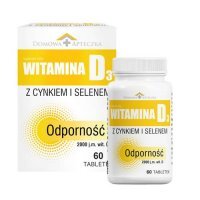 DOMOWA APTECZKA Witamina D3 z cynkiem i selenem, 60tabl.