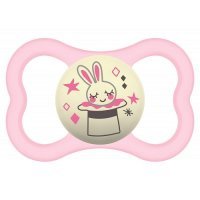 MAM AIR NIGHT 16+ miesięcy Smoczek uspokajający dla dziewczynki 1sztuka