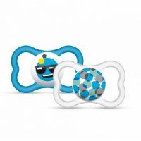 MAM AIR 6+ miesięcy BOX Smoczek uspokajający dla chłopca 2 sztuki