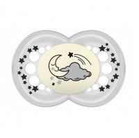 MAM NIGHT 6+ miesięcy Smoczek uspokajający neutralny 1 sztuka