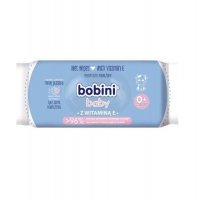 BOBINI BABY Chusteczki nawilżane z witaminą E niebieskie 70 sztuk
