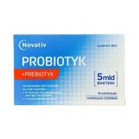 NOVATIV PROBIOTYK 5 mld bakterii, 10 kapsułek