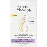 LONG4LASHES Maska serum do włosów z fitokeratyna PLEX POWER 2 x 6 ml