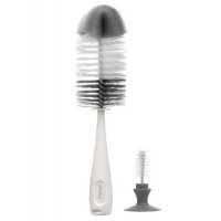 AKUKU Szczotka do czyszczenia butelek i smoczka na przyssawce kolor szary (A0102)