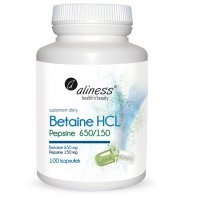 ALINESS Betaina HCL Pepsine 100 kapsułek