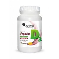 ALINESS Witamina D3 VegaVita 2000 IU 120 kapsułek